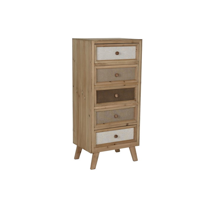 DKD Home Decor Chifonier Abeto Lino 48x35x106 DKD Home Decor Chifonier Abeto Lino 48x35x106