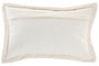 DKD Home Decor Cojín Algodón Velvet Crudo 50x30 cm
