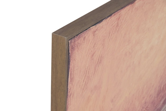 DKD Home Decor Cuadro Lienzo MDF 150x4x90 Abstracto Pintado a Mano Naranja
