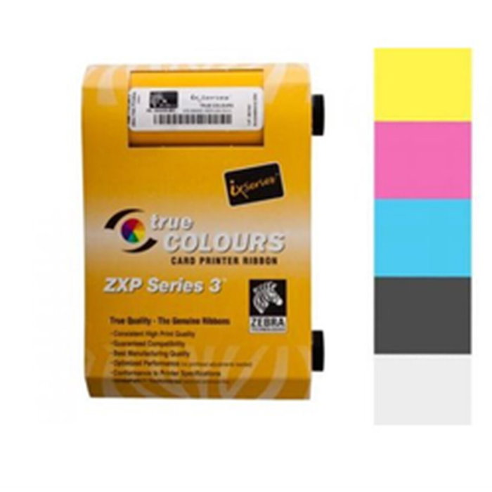 Zebra Cinta de Transferencia Térmica TrueColours para ZXP Series 3 y Datamax EX2 Zebra Cinta de Transferencia Térmica TrueColours para ZXP Series 3 y Datamax EX2