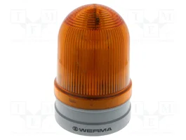 WERMA Señalizador de luz rotativa naranja 12-24V AC/DC