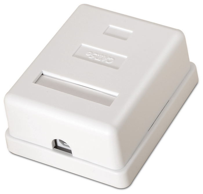 Aisens Roseta de Superficie RJ45 Cat.5e UTP 1 Toma Blanco A138-0296