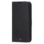 Dbramante1928 Detachable Magnetic Back-Cover Funda de Cuero Saffiano Negro Noche para Apple iPhone