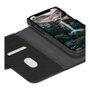 Dbramante1928 Detachable Magnetic Back-Cover Funda de Cuero Saffiano Negro Noche para Apple iPhone