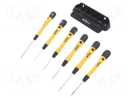 WIHA Juego de 6 destornilladores de precisión Torx® ESD PicoFinish®