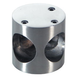 HERRAJES ALK Nudo Conector Cabine 3P Tubo 25Mm Inoxidable