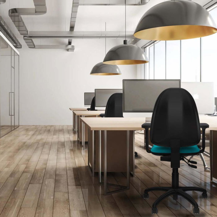 PIQUERAS Y CRESPO Silla de oficina Aýna Marrón con Brazos 2D