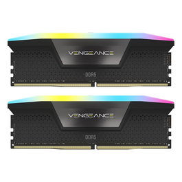 Corsair Vengeance RGB 32 GB (2x16 GB) DDR5 6200 MHz CL36 DIMM RAM Kit - Intel XMP 3.0, CMH32GX5M2B6200C36