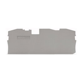 WAGO 2016-1391 Placa de cierre y de entre medio, Gris