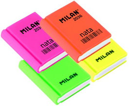Goma De Borrar Milan 2036 Con Forma De Libro, Colores Surtidos (Ud.) (Set de 36)