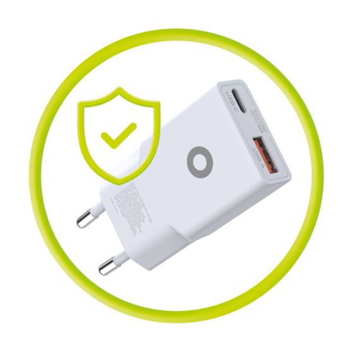 Mobile Origin 30W Slim Charger TÜV MO16 USB-A + USB-C
