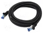 GOOBAY Patch cord S/FTP Cat 6a de 3m con conector RJ45