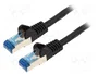 GOOBAY Patch cord S/FTP Cat 6a de 3m con conector RJ45