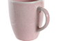 DKD Home Decor Taza de Gres Esmaltado Rosa 330ml