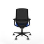 PIQUERAS Y CRESPO Silla de oficina Mardos Azul/Negro con mecanismo Sincro/Traslack
