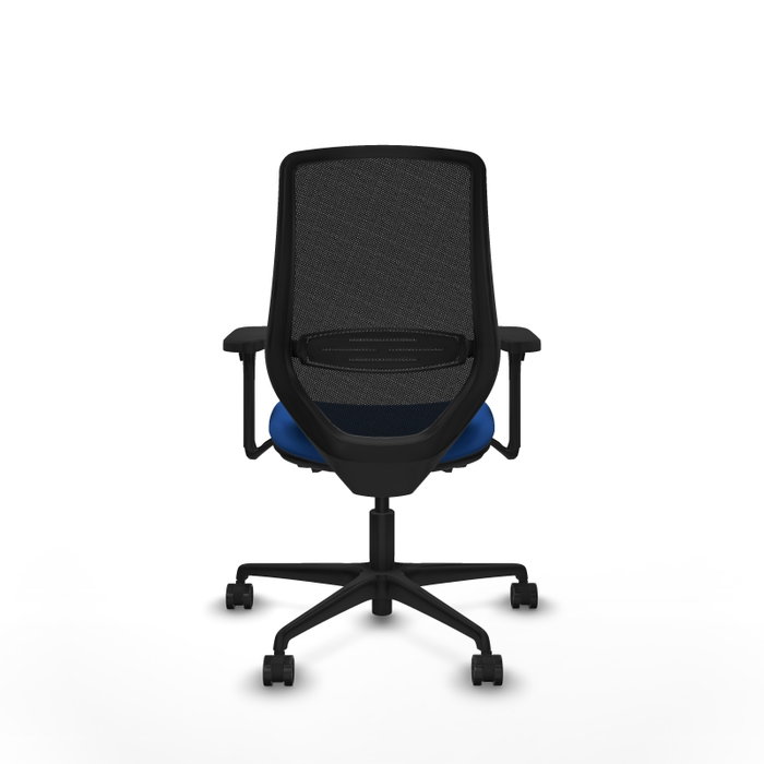PIQUERAS Y CRESPO Silla de oficina Mardos Azul y Negro con Brazos 3D PIQUERAS Y CRESPO Silla de oficina Mardos Azul y Negro con Brazos 3D