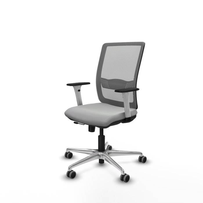 PIQUERAS Y CRESPO Silla de oficina Haches Gris con mecanismo Sincro/Traslack PIQUERAS Y CRESPO Silla de oficina Haches Gris con mecanismo Sincro/Traslack