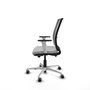 PIQUERAS Y CRESPO Silla de oficina Haches Gris con mecanismo Sincro/Traslack
