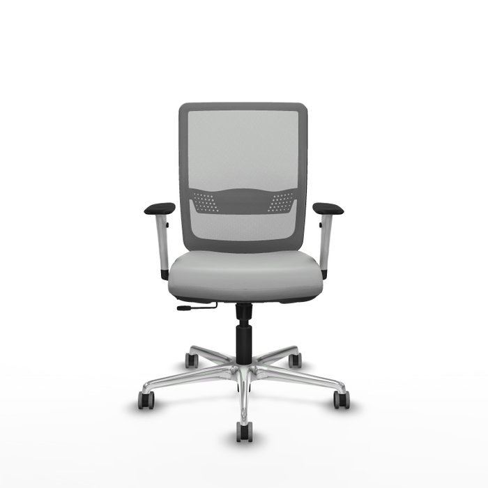 PIQUERAS Y CRESPO Silla de oficina Haches Gris con mecanismo Sincro/Traslack PIQUERAS Y CRESPO Silla de oficina Haches Gris con mecanismo Sincro/Traslack