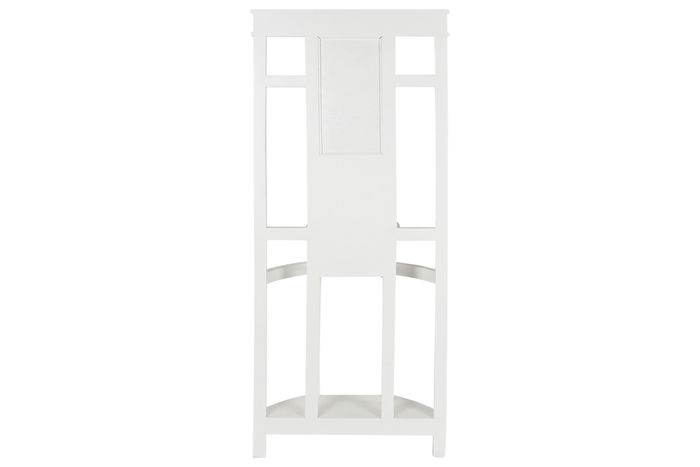 DKD Home Decor Formentera23 Recibidor Mediterraneo Blanco Roto 31 x 180 x 77 cm