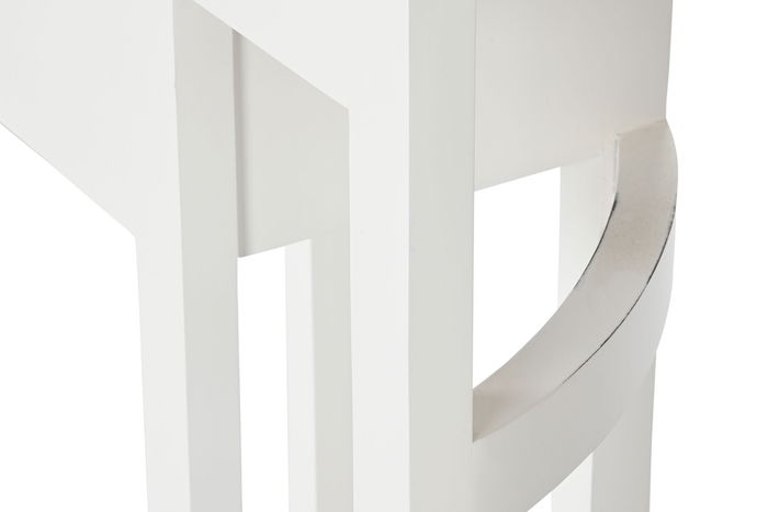 DKD Home Decor Formentera23 Recibidor Mediterraneo Blanco Roto 31 x 180 x 77 cm