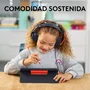Logitech Zone Learn Auriculares con Micrófono Diadema Alámbrico para Educación/Niños, Conector 3.5mm y USB-C, Compatible PC/Mac/ChromeOS, Color Azul y Naranja