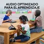 Logitech Zone Learn Auriculares con Micrófono Diadema Alámbrico para Educación/Niños, Conector 3.5mm y USB-C, Compatible PC/Mac/ChromeOS, Color Azul y Naranja