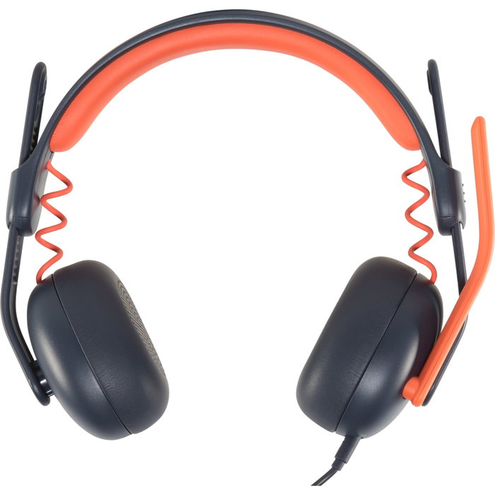 Logitech Zone Learn Auriculares Alámbricos Supraaurales Azul y Naranja Logitech Zone Learn Auriculares Alámbricos Supraaurales Azul y Naranja