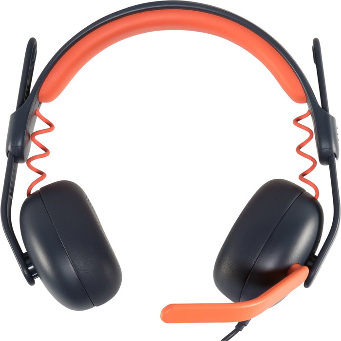 Logitech Zone Learn Auriculares Alámbricos Supraaurales Azul y Naranja Logitech Zone Learn Auriculares Alámbricos Supraaurales Azul y Naranja