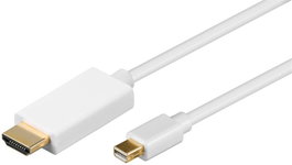 MicroConnect Cable Mini DisplayPort 1.2 a HDMI, 1m, Blanco