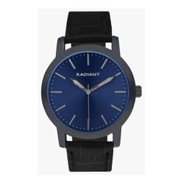 Radiant Reloj Harry RA656701 con Esfera Azul y Correa de Cuero Negra