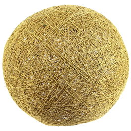 Home Deco Factory Pantalla Decorativa Mostaza Tejida 30 cm