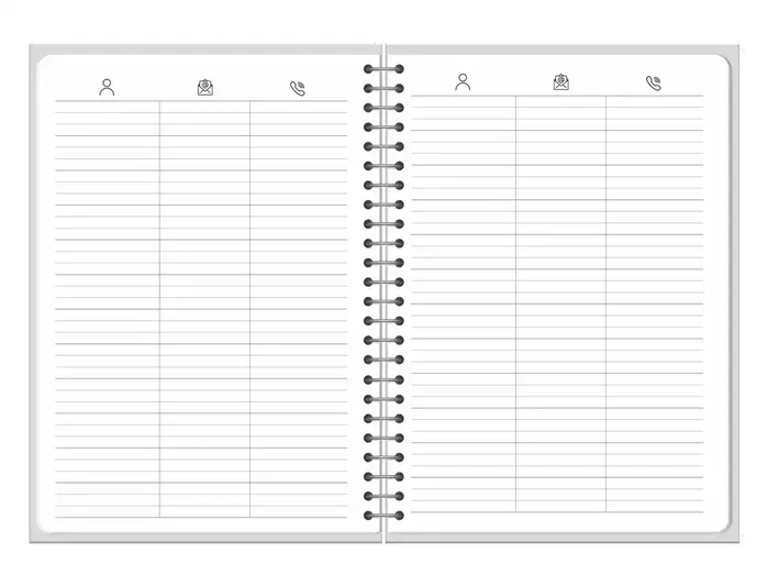 Liderpapel Agenda Oficina 2027 Espiral Classic Día Página A5 Bilingüe Rojo