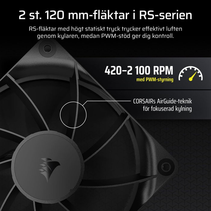 Corsair Nautilus 240 RS LCD Negro