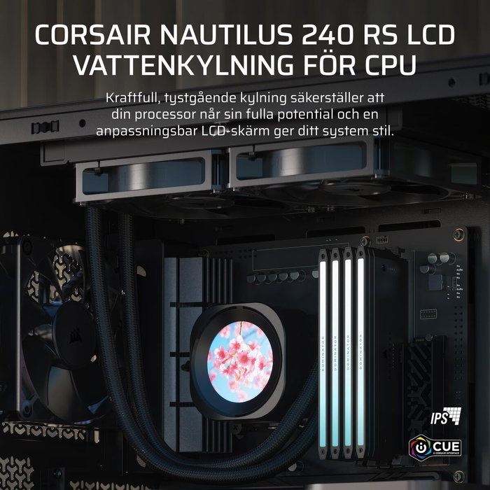 Corsair Nautilus 240 RS LCD Negro