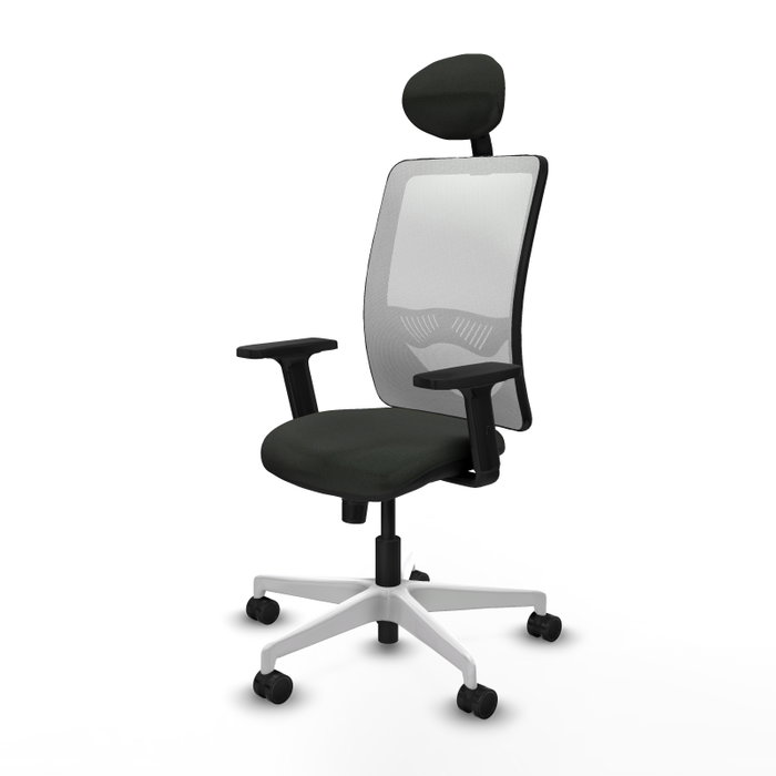 PIQUERAS Y CRESPO Silla de oficina Zulema con Mecanismo Sincro, Negro/Blanco PIQUERAS Y CRESPO Silla de oficina Zulema con Mecanismo Sincro, Negro/Blanco