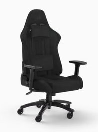 Corsair TC100 RELAXED Silla Gaming de Tela Negra