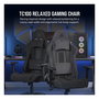 Corsair TC100 RELAXED Silla Gaming Ergonómica con Respaldo Reclinable, Reposabrazos 2D y Acolchado de Tela - Color Negro