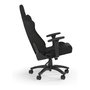 Corsair TC100 RELAXED Silla Gaming Ergonómica con Respaldo Reclinable, Reposabrazos 2D y Acolchado de Tela - Color Negro