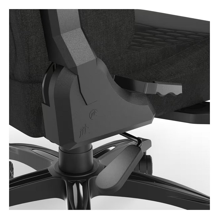 Corsair TC100 RELAXED Silla Gaming Ergonómica con Respaldo Reclinable, Reposabrazos 2D y Acolchado de Tela - Color Negro Corsair TC100 RELAXED Silla Gaming Ergonómica con Respaldo Reclinable, Reposabrazos 2D y Acolchado de Tela - Color Negro