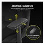 Corsair TC100 RELAXED Silla Gaming Ergonómica con Respaldo Reclinable, Reposabrazos 2D y Acolchado de Tela - Color Negro