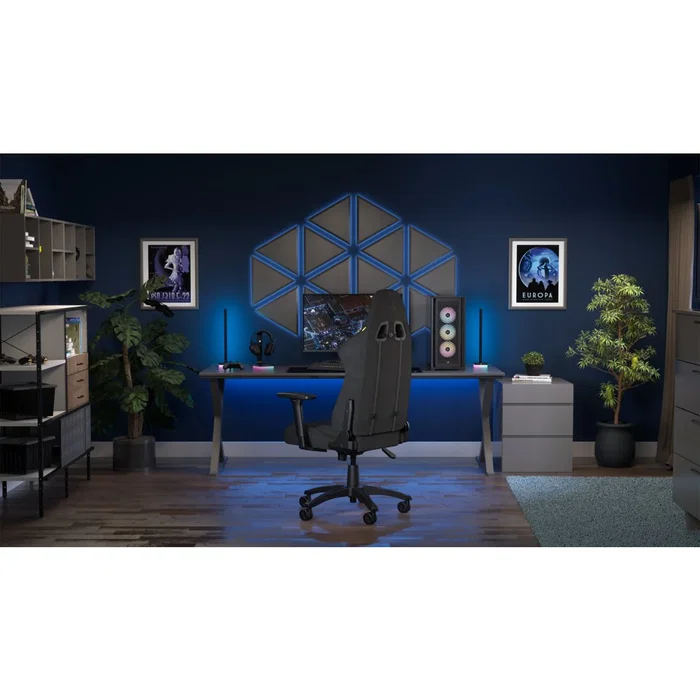 Corsair TC100 RELAXED Silla Gaming de Tela Negra Corsair TC100 RELAXED Silla Gaming de Tela Negra