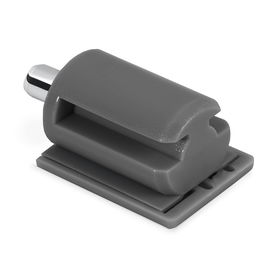 HERRAJES ALK Soporte Estante Embutir Ceiko con Pivote Ø3-Ø5, Acabados Blanco, Gris, Antracita