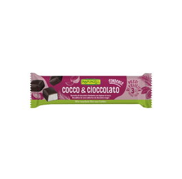 RAPUNZEL Barrita de coco con chocolate negro BIO 50g