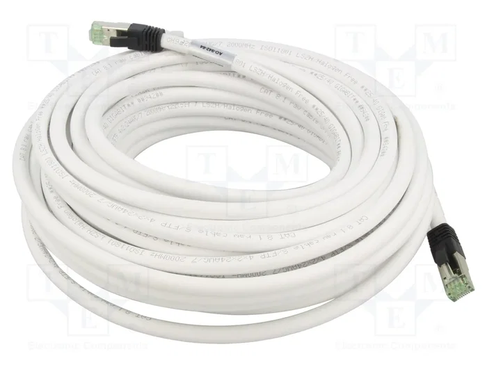 GOOBAY Patch Cord Cat 6a S/FTP 15m Blanco GOOBAY Patch Cord Cat 6a S/FTP 15m Blanco
