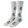 Cerdá Calcetines Niño Real Madrid Talla 27-30 y 31-34, Pack de 6.6 pares, Color Gris