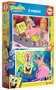 Educa Puzzle Bob Esponja 2 Puzzles de 48 Piezas Cada Uno, Juguete Educativo Niños 3 a 6 Años, Multilingüe (ES/EN)