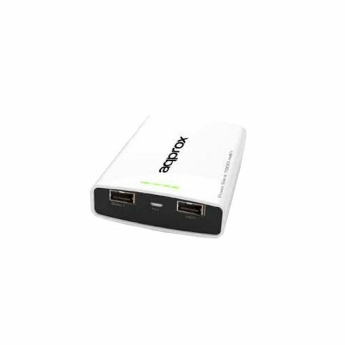 Approx Power Bank de bolsillo Universal Evolution 7800 mAh (Blanco)
