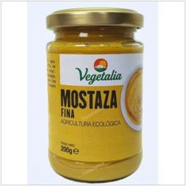 Vegetalia Mostaza Fina Bio 200Gr
