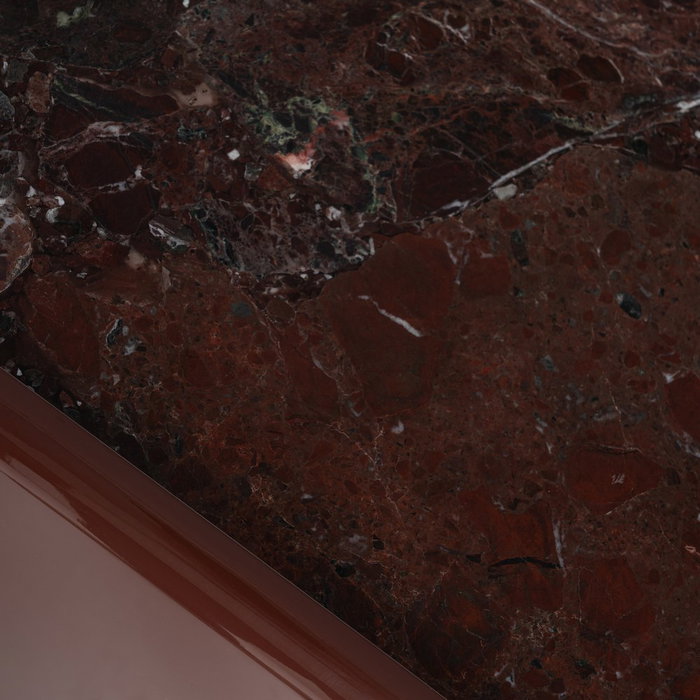 Aparador Lacado Granate Mármol-Dm Salón 163 X 45 X 75 cm Aparador Lacado Granate Mármol-Dm Salón 163 X 45 X 75 cm